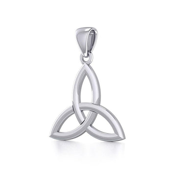 Celtic Trinity Knot Silver Pendant Medium Size TPD5606 - Jewelry